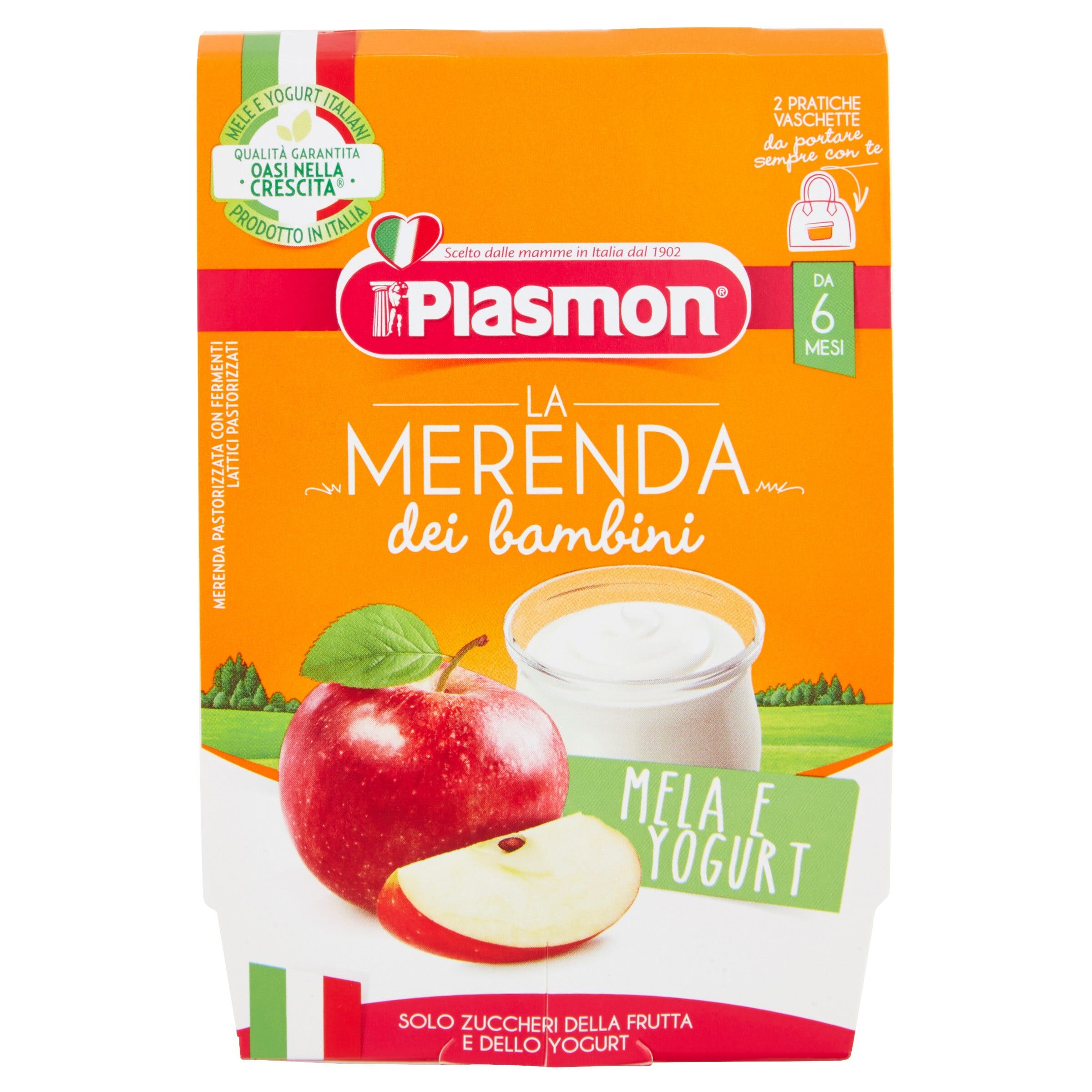 Plasmon La Merenda Bambini Mela Yogurt As
