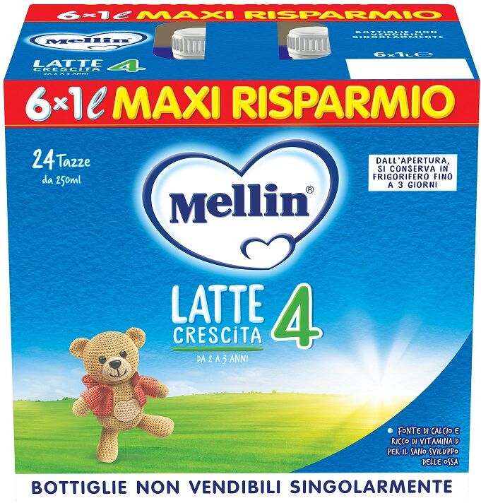 Mellin 4 Latte 6X1000 ml