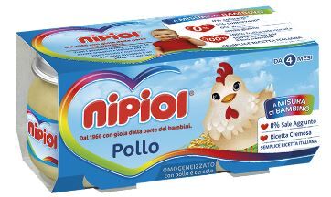 Nipiol Omogeneizzato Pollo 120 gx2 Pezzi