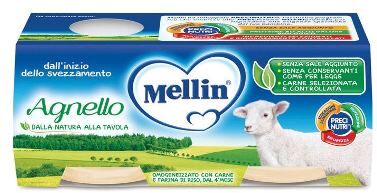 Mellin OMOGENEIZZATO Di Agnello 2 X 80 G