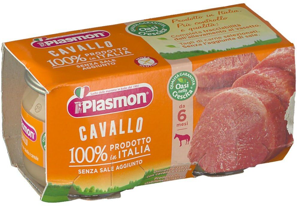 Plasmon Omogeneizzato Di Carne Di Cavallo 2x80 g