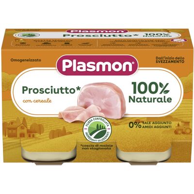 Heinz Italia Plasmon Purea di Prosciutto Cotto 120g - Cibo per bambini Heinz Italia Plasmon Purea di Prosciutto Cotto 120g - Cibo per bambini