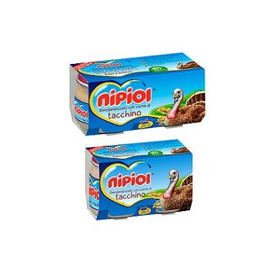 Nipiol Omogeneizzato Tacchino 120 gx2 Pezzi Nipiol Omogeneizzato Tacchino 120 gx2 Pezzi
