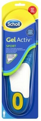 Scholl GelActiv Sport Soletta Uomo in Gel