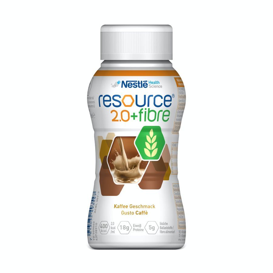 nestle resource 2.0+fibre caffè bevanda con fibre 200 ml