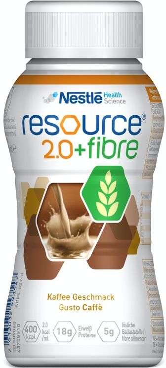 Nestle Resource 2.0+Fibre Caffè Bevanda Con Fibre 200 ml