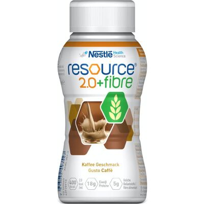 Nestlé Resource 2.0+ Fibre Caffè - Supporto Microflora Intestinale - 200ml Nestlé Resource 2.0+ Fibre Caffè - Supporto Microflora Intestinale - 200ml