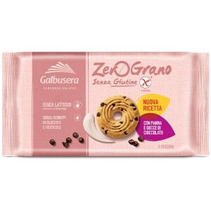 Zerograno Galbusera  Frollini con Panna e Gocce di Cioccolato 220 g