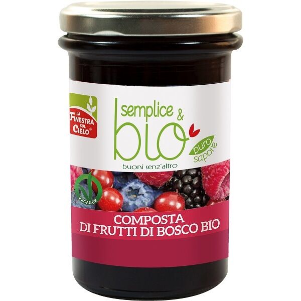 la finestra sul cielo semplice&bio composta di frutti di bosco 320 g