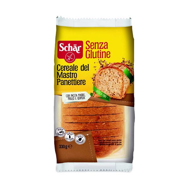 schar cereale del mastro panettiere pane senza glutine 330 g