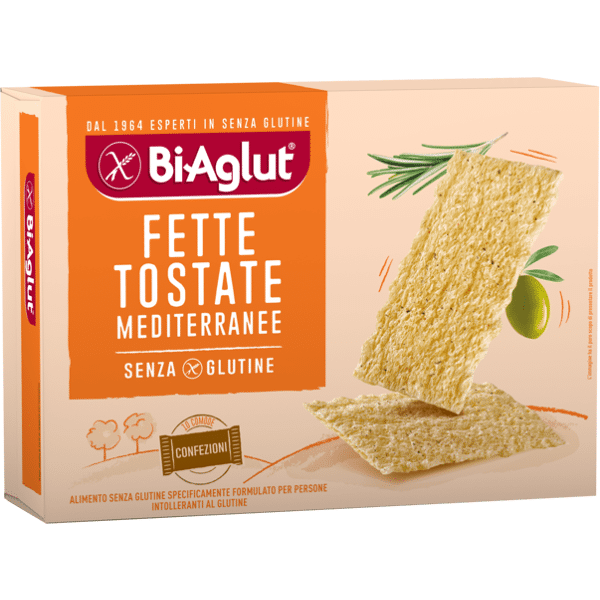 biaglut fette tostate mediterranee monoporzione 240 g