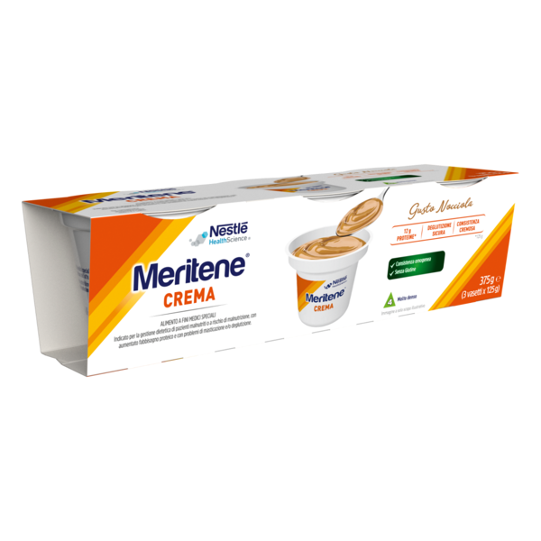 meritene creme nocciola 3x125 g