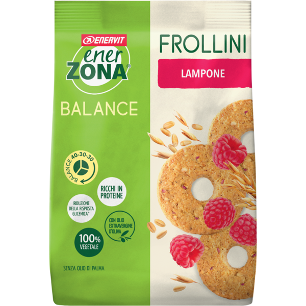 enervit enerzona frollino lampone 250 g