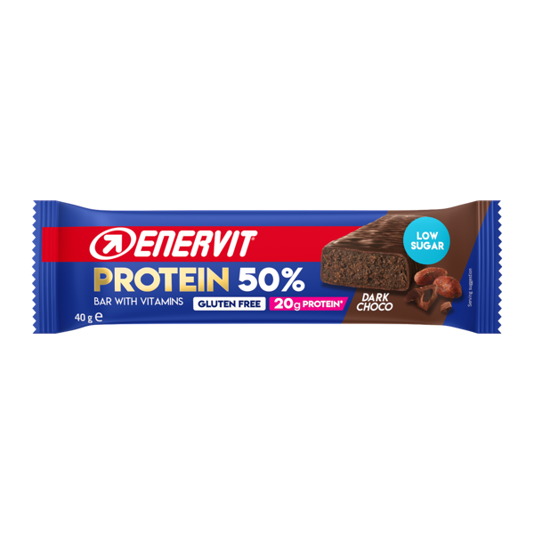 enervit sport protein bar 50% barretta dark chocolate 40 g