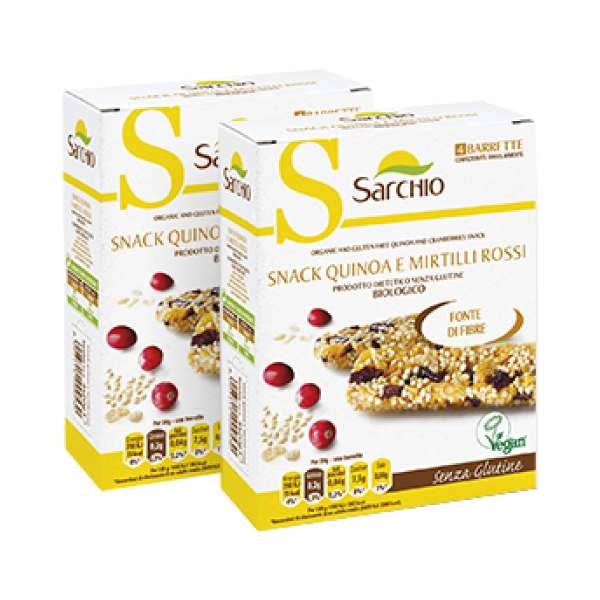 sarchio snack quinoa/mirtilli ro 80 g