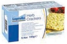 loprofin cracker alle erbe aromatiche a ridotto contenuto proteico 150 g