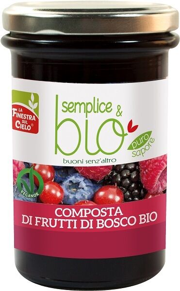 la finestra sul cielo semplice&bio composta di frutti di bosco 320 g