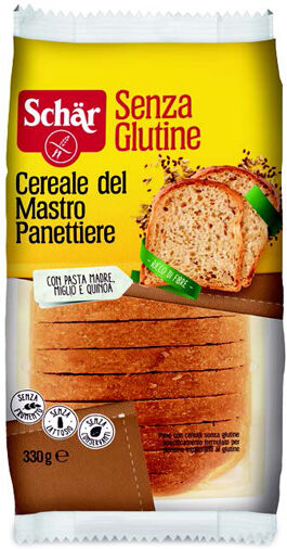 schar cereale del mastro panettiere pane senza glutine 330 g