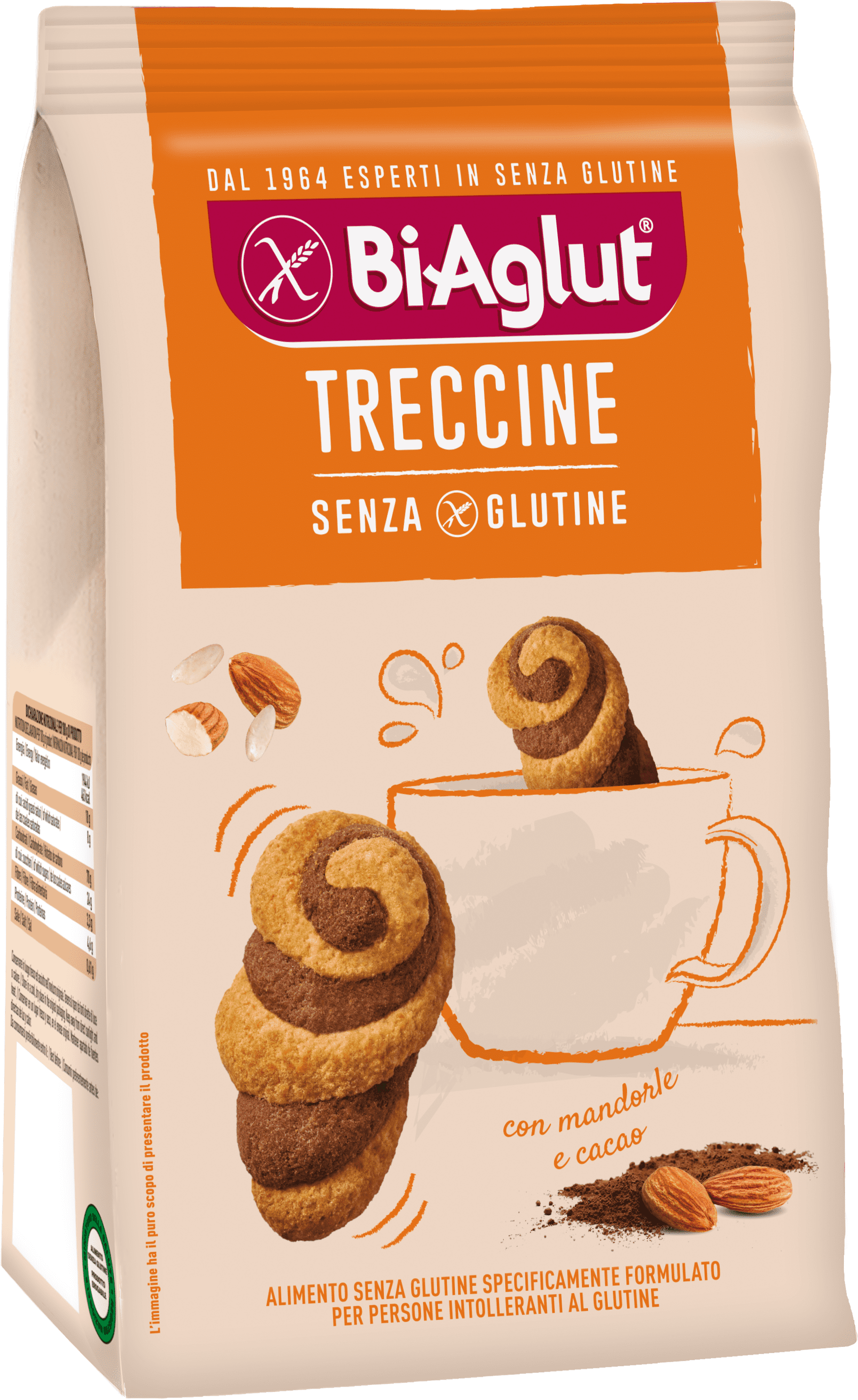 biaglut treccine biscotti senza glutine 200 g