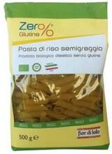 Fior Di Loto Zero% Glutine Penne di Riso Semigreggio Bio 250 g