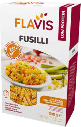 Flavis Mevalia Mevalia Flavis Fusilli Pasta Aproteica 500 g