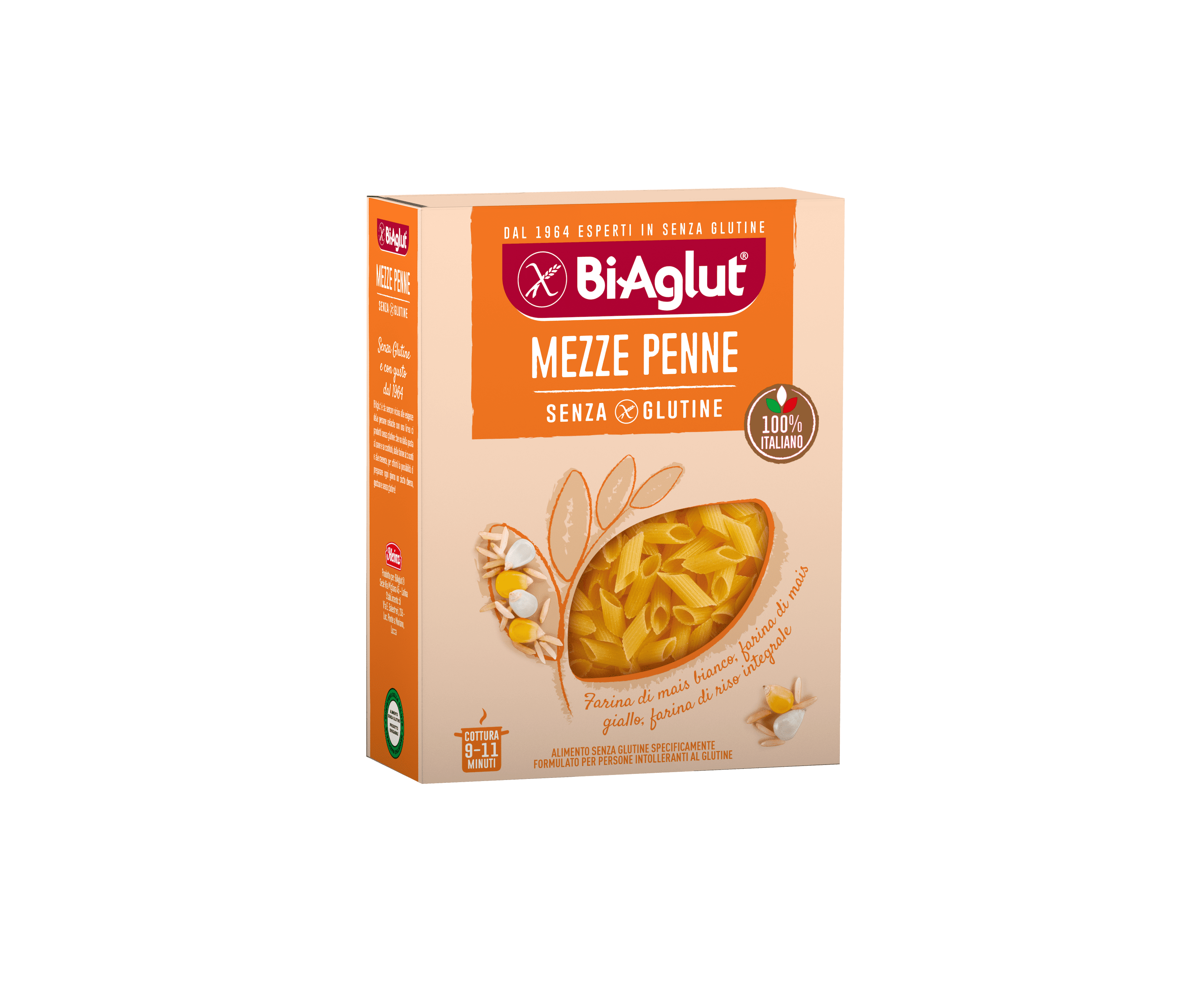 Biaglut Mezze Penne Pasta Senza Glutine 500 g