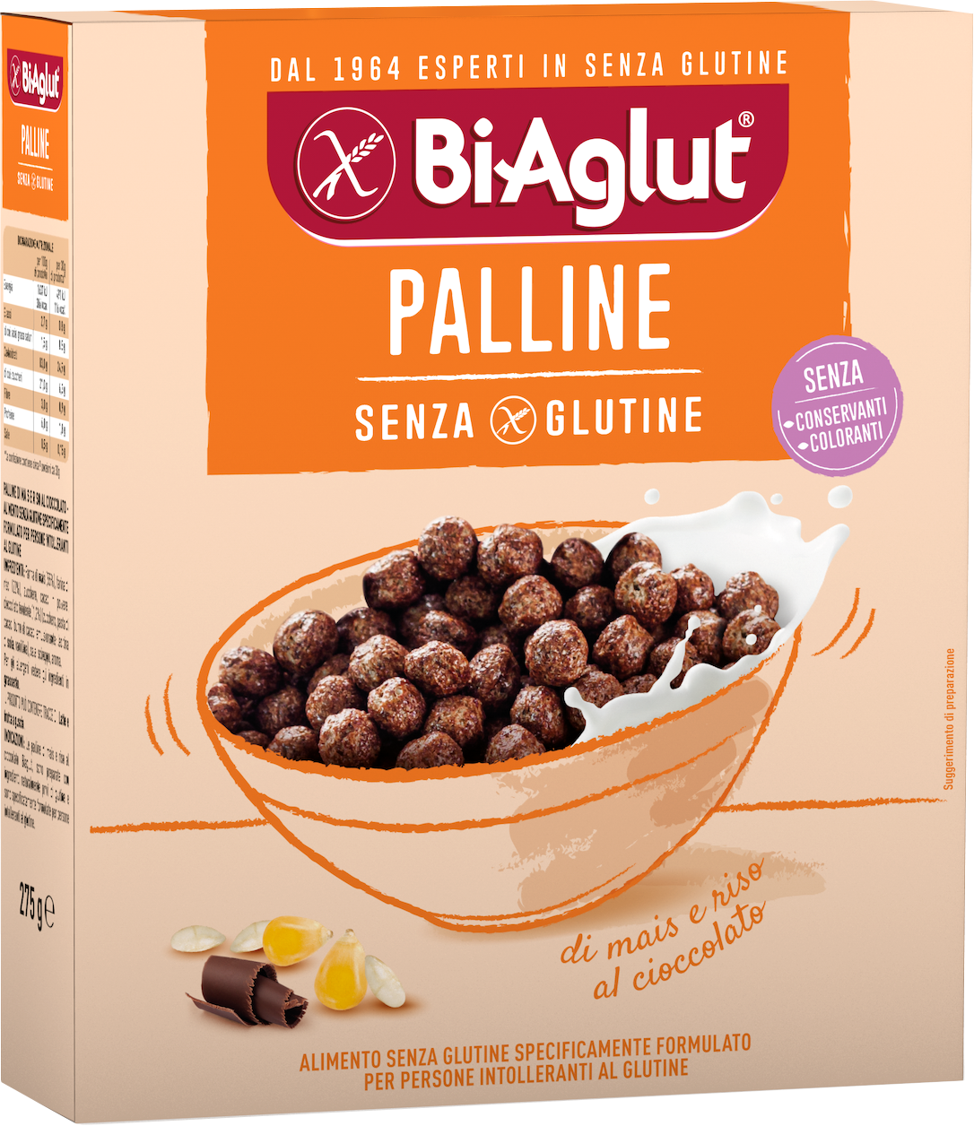 Biaglut Bi Aglut Senza Glutine Palline Cioccolato 275 g