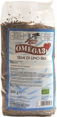 La Finestra Sul Cielo Omega3 Semi Lino 500 g