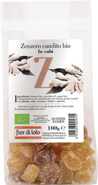 BIO + Zenzero Candito Cubi Bio 100 g