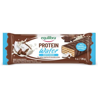 Equilibra Protein Wafer Cocco Barretta 35 g Equilibra Protein Wafer Cocco Barretta 35 g