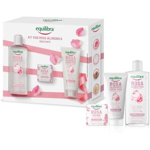 Equilibra Viso Kit Rosa Ialuronica Idratante