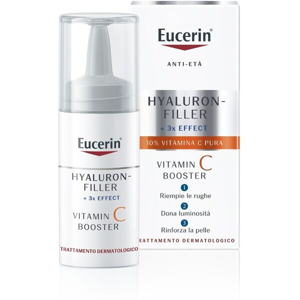 eucerin hyaluron-filler vitamin c booster antietà 3x8 ml