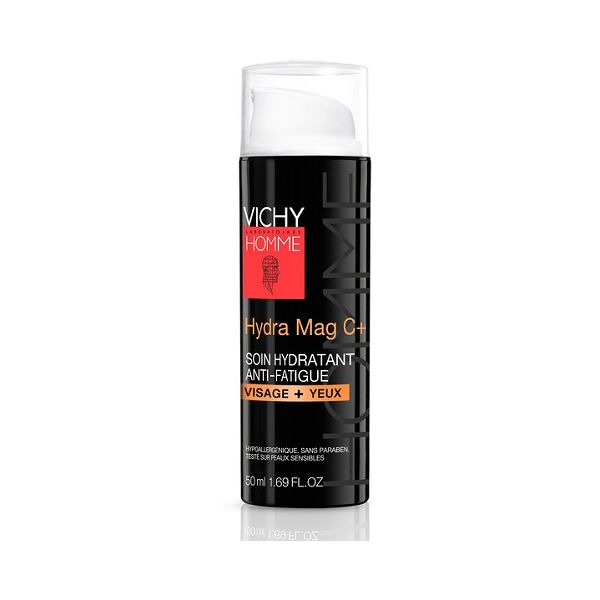 vichy homme hydra mag c+ trattamento idratante anti-fatica viso occhi 50 ml