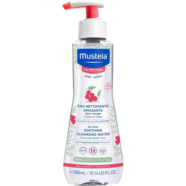 mustela fluido detergente lenitivo senza risciacquo 300 ml