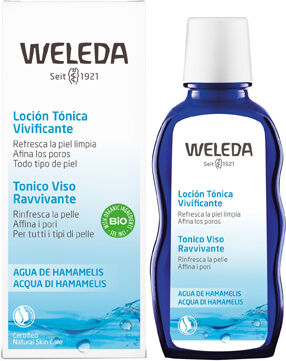 weleda tonico ravvivante all' acqua di hamamelis 100 ml