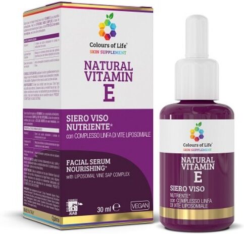 colours of life natural vitamina e siero viso 30 ml