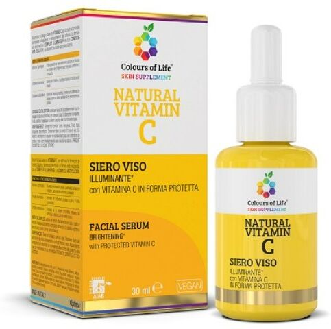 colours of life natural vitamina c siero viso 30 ml