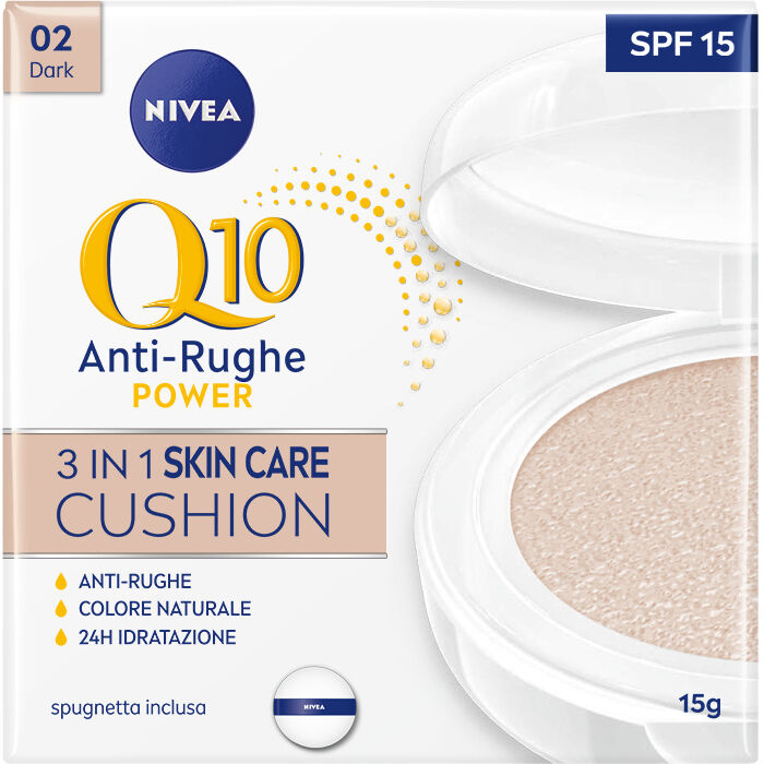 Nivea Q10 Plus Anti-Age 3 in 1 Skin Care Cushion Dark