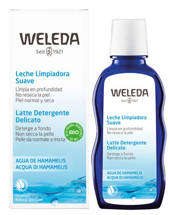 Weleda Latte Detergente Delicato all' Acqua di Hamamelis - Pelle Normale o Mista