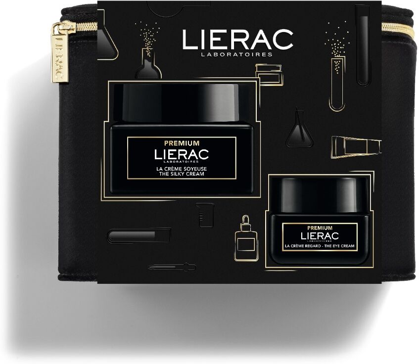 Lierac Premium Crema Soyeuse + Crema Contorno Occhi + Deluxe Trousse