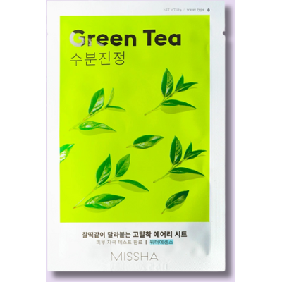 Missha Airy Fit Sheet Mask Green Tea 19 G Missha Airy Fit Sheet Mask Green Tea 19 G