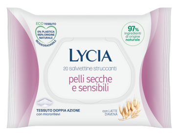 lycia salviettine struccanti 20 pezzi