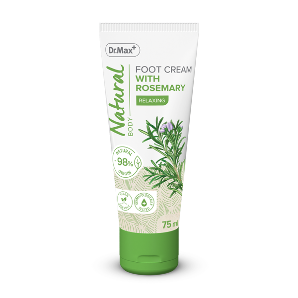 dr.max natural foot cream with rosmary 75 ml
