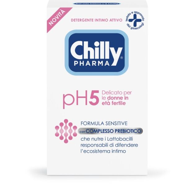 chilly pharma detergente intimo eta' fertile ph 5 250 ml