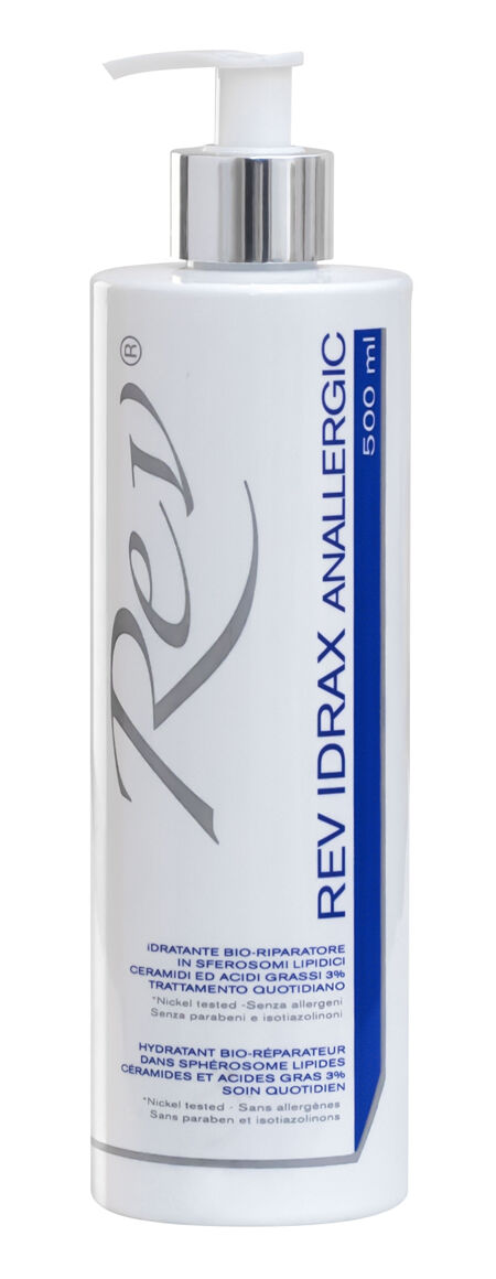 Rev Idrax Anallergic Crema Idratante e Doposole 500 ml