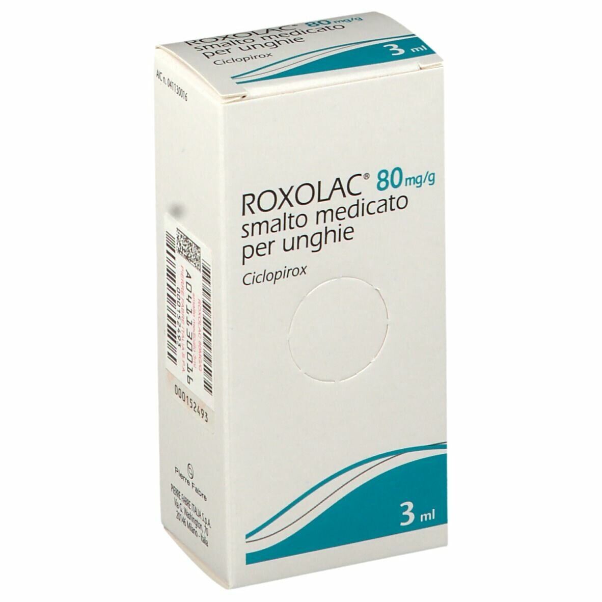 Pierre Fabre Roxolac 80mg/g Smalto Medicato per Unghie 3 ml