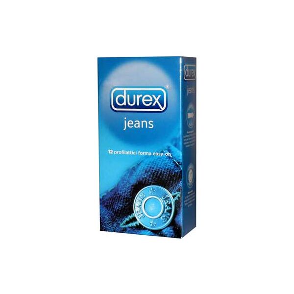 durex jeans profilattici con forma easy-on 12 pezzi