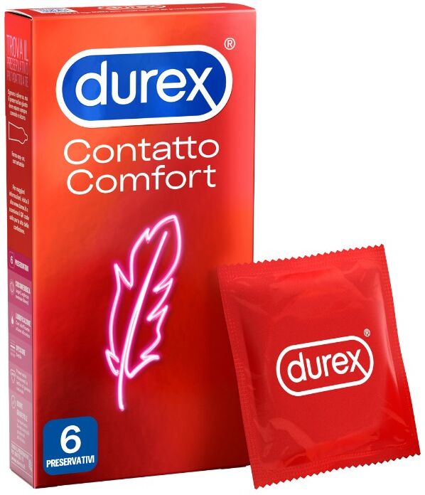 Durex Contatto Comfort Profilattici Sottili 6 Pezzi