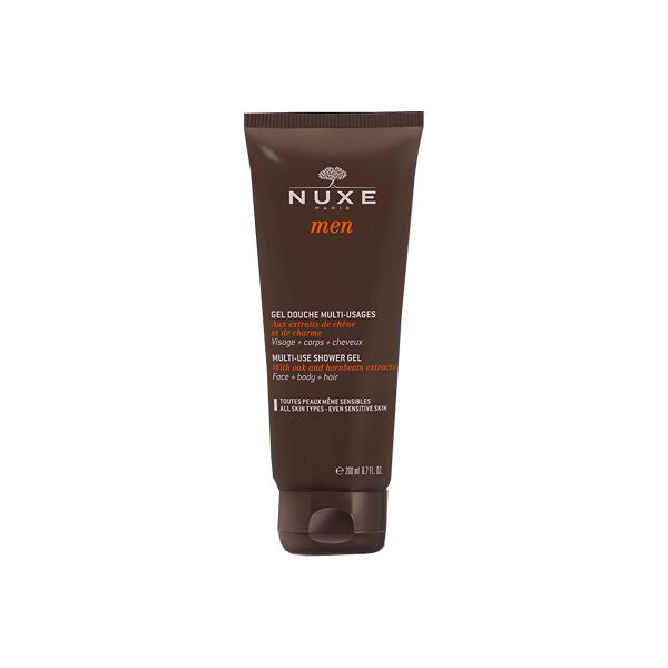 nuxe uomo gel doccia multiuso viso e corpo 200 ml