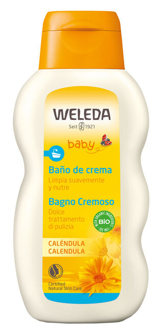 Weleda Baby Calendula Bagno Cremoso Detergente Delicato 200 ml